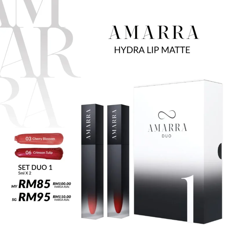 AMARRA HYDRA LIP MATTE DUO SET 1