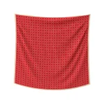 Alhambra Twill Square - Red Scarf