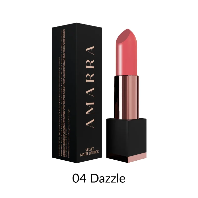 Amarra Velvet Matte Lipstick Dazzle 04